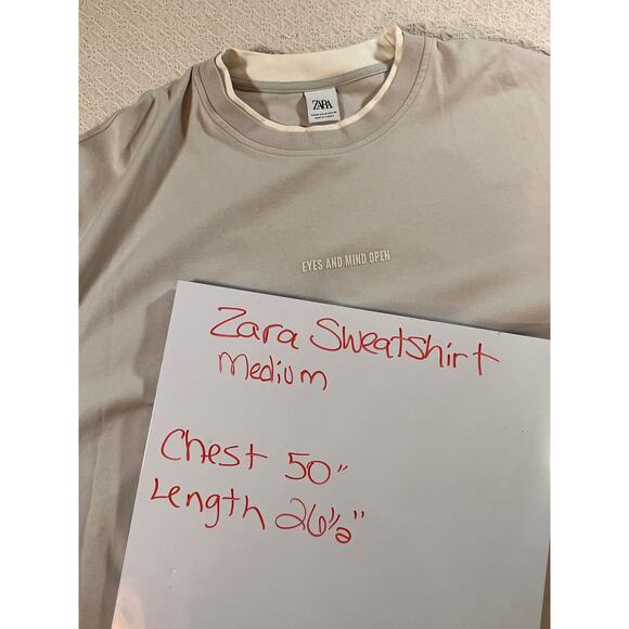 Zara Oversized Sweatshirt Set - Eyes & Mind Open - Medium - Picture 5 of 11